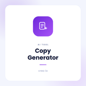 Creo io — Copy Generator